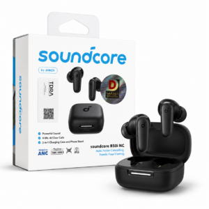 Anker Soundcore R50i NC True Wireless Earbuds with Adaptive Noise Cancelling – Black