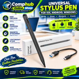 Universal active stylus pen for iOS Android and Windows touchscreen devices