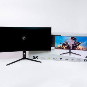 JS Nova Edge 40 inch Auren Series 5K curved gaming monitor with 120Hz and USB-C