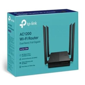 TP-Link Archer C64 AC1200 dual-band wireless Wi-Fi router with MU-MIMO