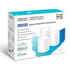 TP-Link Deco X50 AX3000 WiFi 6 Mesh System 3 Pack