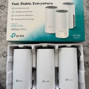 TP-Link Deco E4 AC1200 Whole Home Mesh WiFi 3 Pack