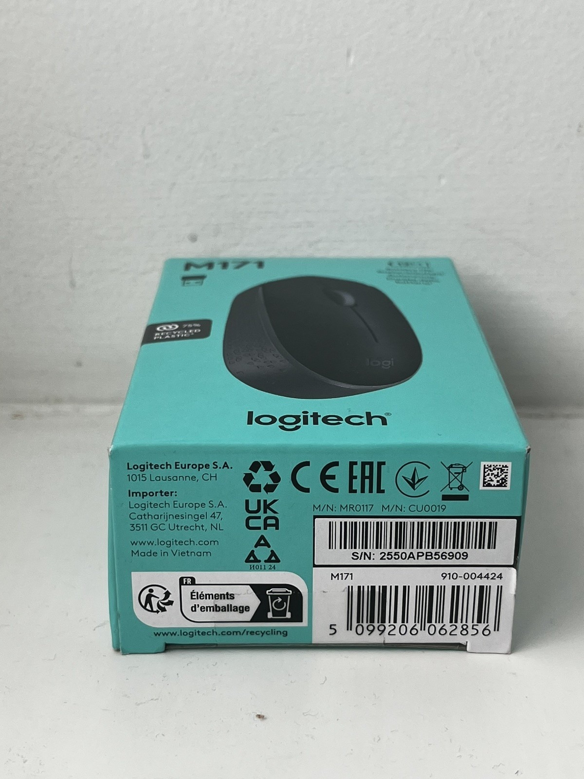 Logitech M171 Wireless Mouse Black with USB Nano Receiver