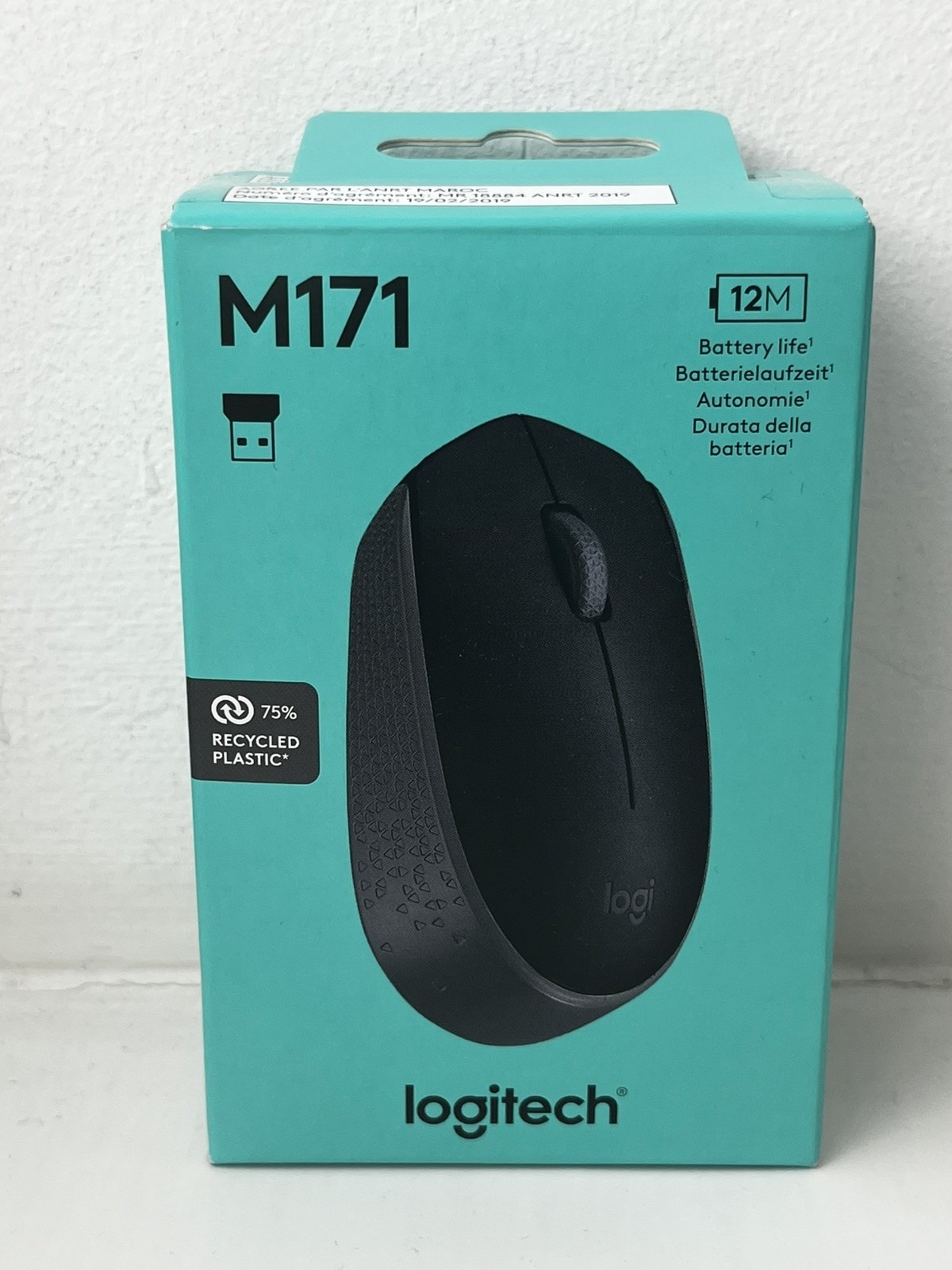 Logitech M171 Wireless Mouse Black with USB Nano Receiver